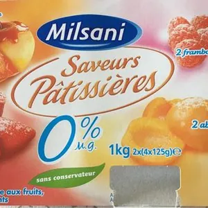 Yaourt 0% Saveurs Pâtissières
