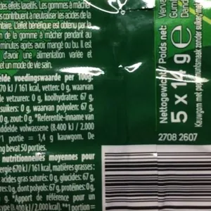 Sugar free chewing gum