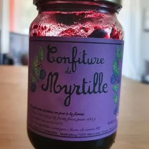 Confiture de myrtilles