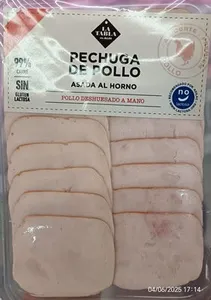 Pechuga de pollo asada al horno