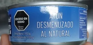 Atún desmenuzado al natural
