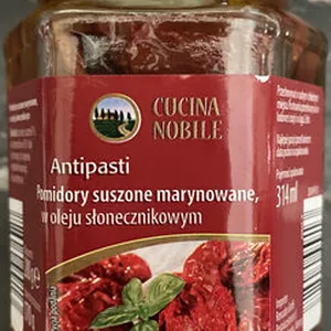 Pomidory suszone marynowane w oleju słonecznikowym