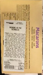 Macarons x12 P&C décongelés