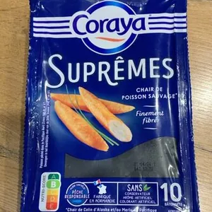 Suprême chair poisson sauvage