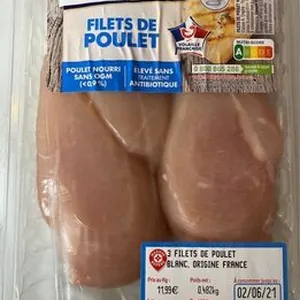 Filets de poulet