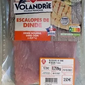 Escalope de dinde