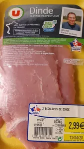 2 escalopes de dinde