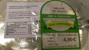 Salade de fruits