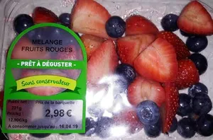 Mélange de fruits rouges