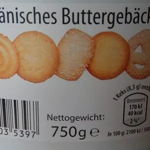 Dänisches Buttergebäck