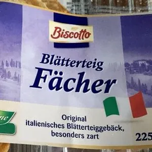 Blätterteig Fächer