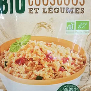 bio couscous et légumes
