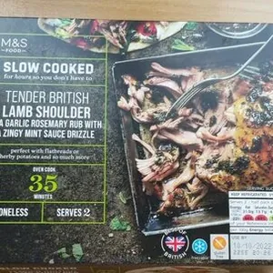 Slow Cooked Tender British Lamb Sholder