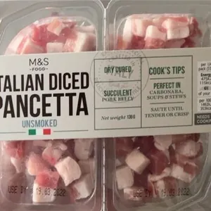 Italian diced pancetta