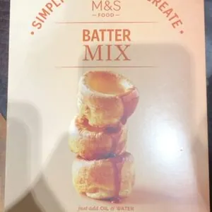 M&S food batter mix