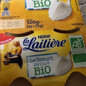 Yaourt nature bio