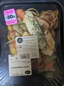 Wokschotel geroosterde kip