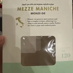 Mezze Maniche Pasta