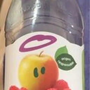 Zumo de manzana y frambuesa