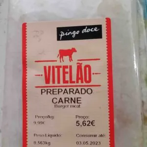 Vitelão Preparado Carne