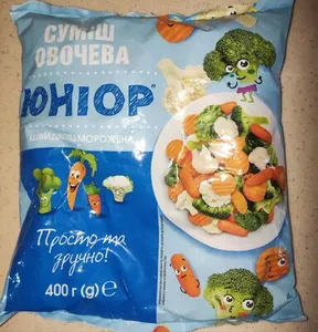 Суміш овочева "Юніор", швидкозаморожена