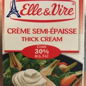 Crème semi épaisse