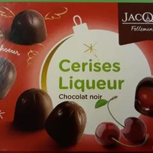 Cerises liqueur chocolat noir