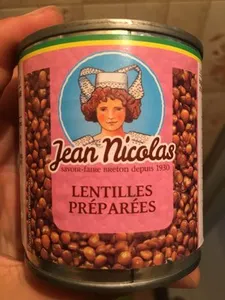 Lentilles préparées