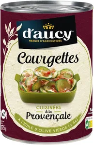 Courgettes cuisinées à la provençale d'aucy 375g