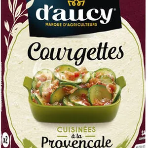 Courgettes cuisinées à la provençale d'aucy 375g