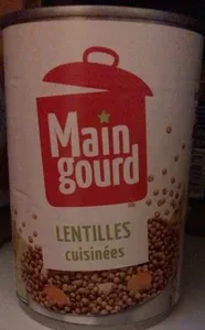 Lentilles cuisinees