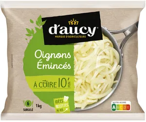 Oignons émincés A cuire d'aucy 1kg