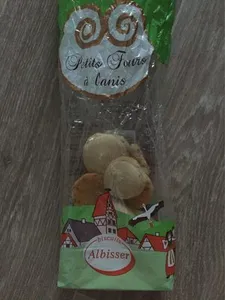 Petit four à l'anis sachet décor Alsace Albisser