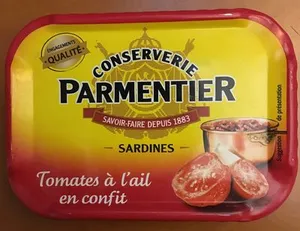 Sardines tomates à l'ail en confit