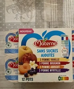 Compote sans sucre ajouté