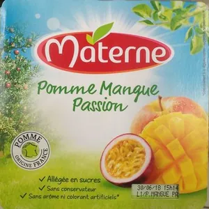 Compotes pomme mangue passion