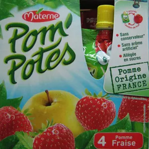 Pom'Potes Pomme fraise