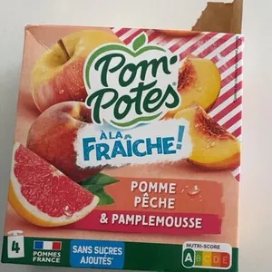 A la fraîche Pomme Pêche & Pamplemousse