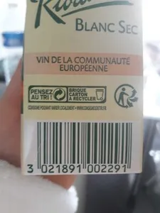 Vin blanc sec