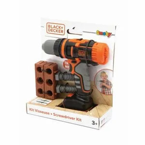 Leksaksborr Smoby Black + Decker