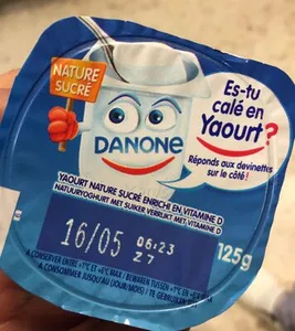 Yaourt nature sucré