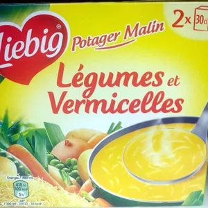 Légumes et vermicelles