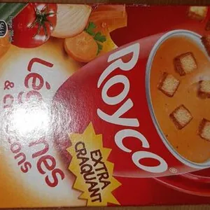 Légumes et croûtons