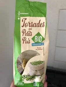 Torsade aux petits pois bio leader price