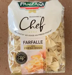 Farfalle with fresh eggs