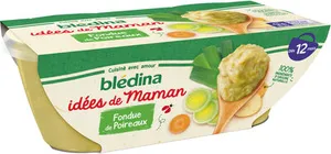 IDEES DE MAMAN BOLS 2x200g Fondue de Poireaux Dès 12 mois