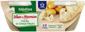 IDEES DE MAMAN BOLS 2x200g Purée de Choux-fleurs Dès 12 mois