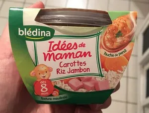 Idées de maman - carottes riz jambon