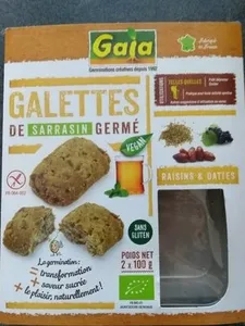 Galettes de sarrasin germé