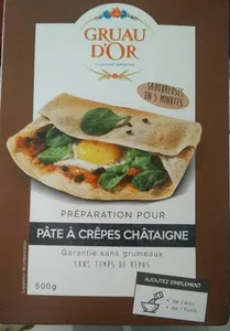 Gruau d'Or Préparation pour pâte à crêpes châtaigne 500 g